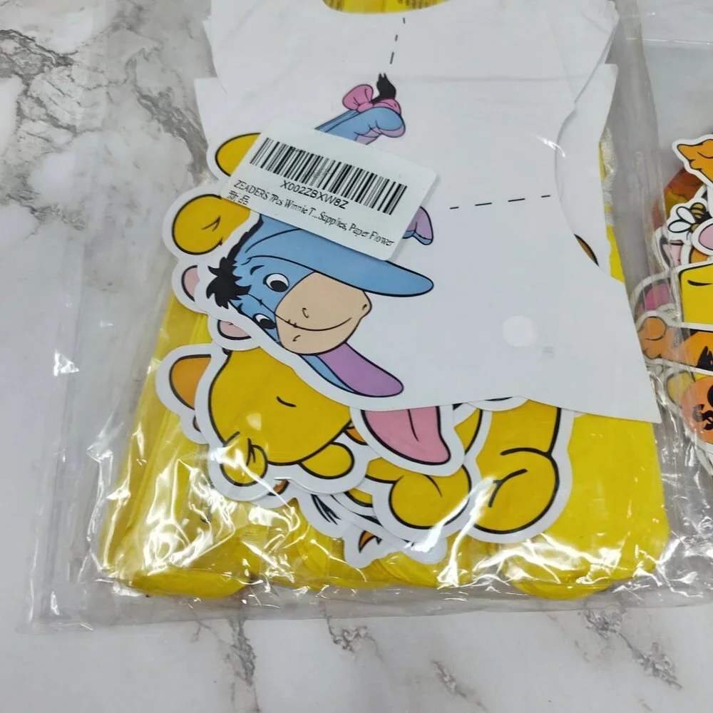 🎈 Disney Winnie the Pooh Party Supplies - Paper Flowers 🌼